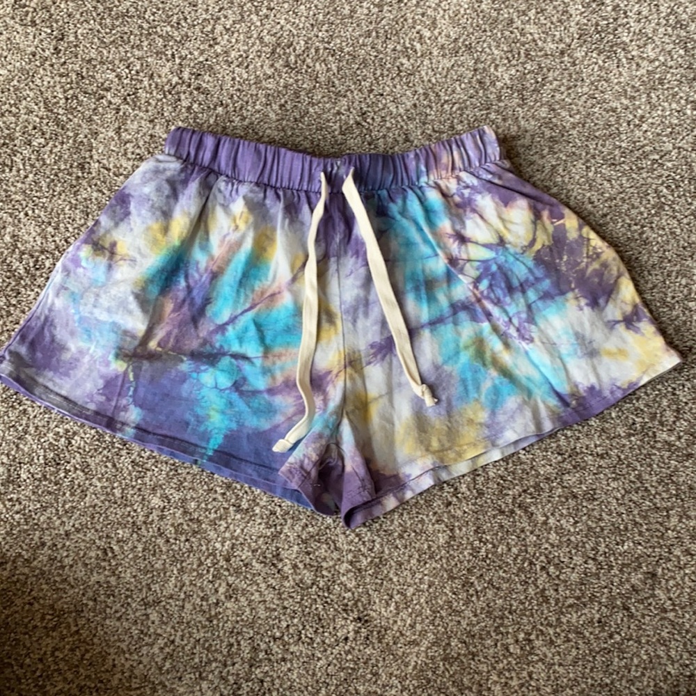 ASHBURY COTTON POCKETED TIE DYE SHORTS